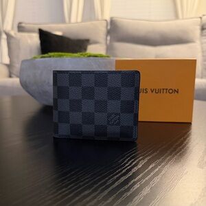 Louis Vuitton Multiple Monogram Slender Canvas Black Men’s Wallet